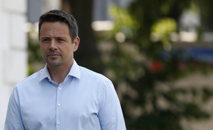 Le candidat aux élections présidentielles en Pologne, Rafal Trzaskowski, le 28 juin 2020