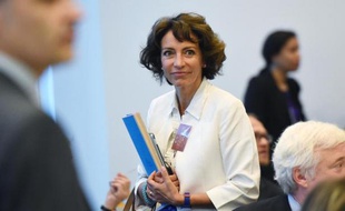 La ministre de la Santé Marisol Touraine à Bruxelles le 15 septembre 2014