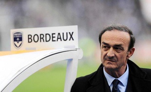 Le président des Girondins de Bordeaux, Jean-Louis Triaud, lors de la finale de la Coupe de la Ligue au stade de France face à Vannes, le 25 avril 2009.