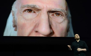 David Cage, patron du studio Quantic Dream, présente une démo technique sur Playstation 4, le 20 février 2013.