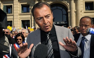 Lionnel Luca, le député UMP des Alpes-Maritimes, le 21 mai 2010 à Cannes.