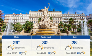Météo Toulon: Prévisions du mercredi 24 juillet 2019