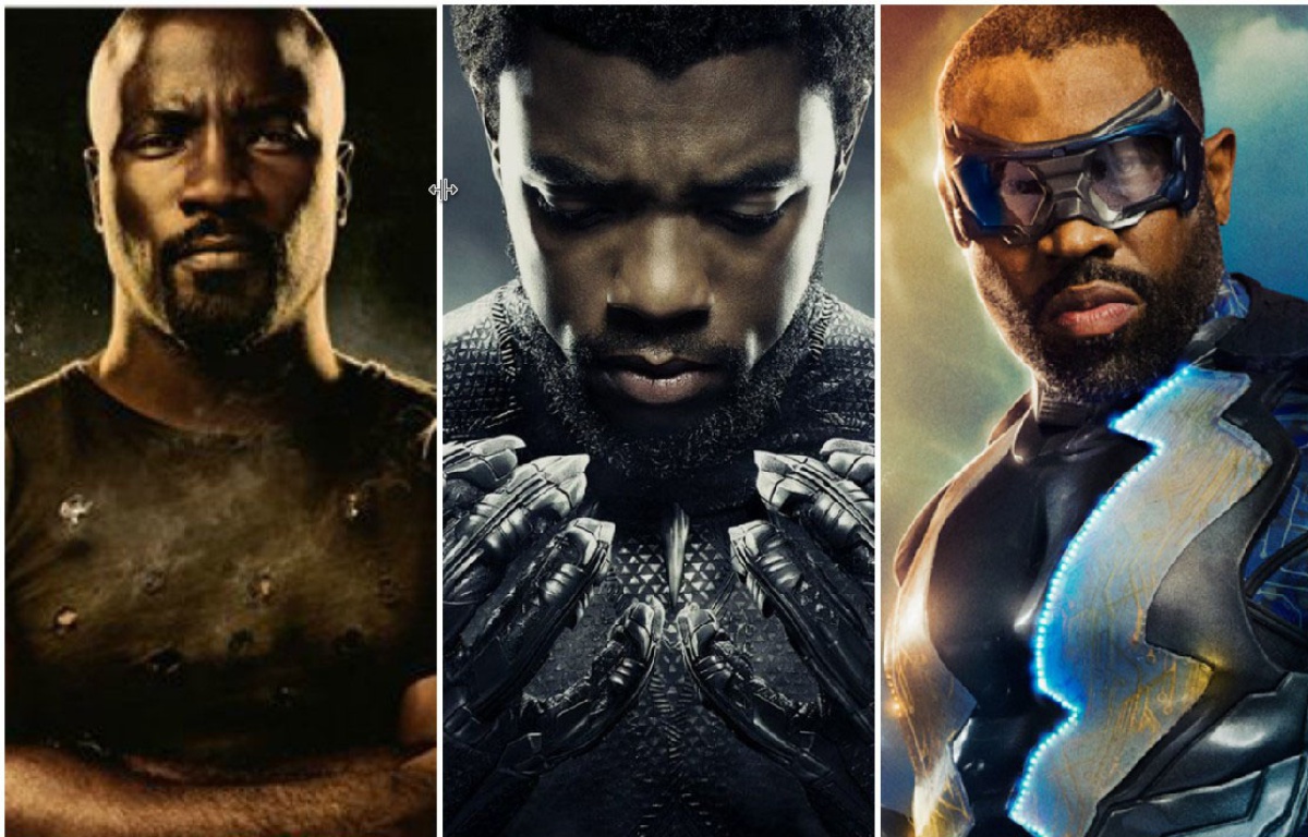 Super Heros Refugie A Harlem Black Panther», «Black Lightning», «Luke Cage»... Pourquoi le monde a  besoin de super-héros noirs
