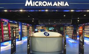Illustration d'un magasin Micromania.