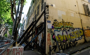 Un immeuble en décrépitude à Marseille