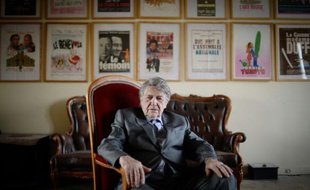 Le réalisateur français Jean-Pierre Mocky à son domicile à Paris, le 18 octobre 2014