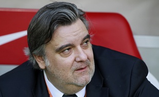 Laurent Nicollin a peu apprécié l'expulsion de Morgan Poaty, qui a précipité la claque montpelliéraine (5-1) à Lyon ce mercredi.
