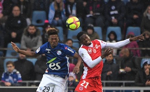 Nuno Da Costa a marqué deux buts pour Strasbourg ce mercredi soir.