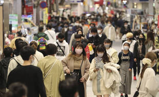 Une rue de Nagoya, le 15 novembre 2020.