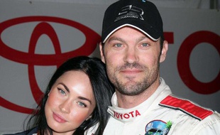 Megan Fox et Brian Austin Green au Toyota Pro Celebrity Race Day, à Long Beach en Californie, le 17 avril 2010.