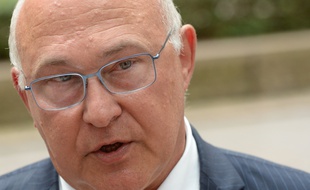 Le ministre des Finances, Michel Sapin le 14 août 2015 à Bruxelles.