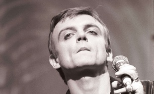 Mark E. Smith, le leader de The Fall, en 1985.