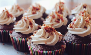 Des cupcakes. Illustration.