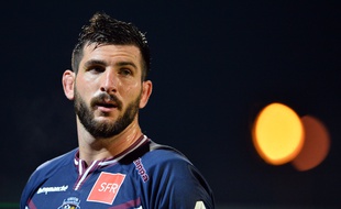 Loann Goujon, le troisième ligne international de l'Union Bordeaux-Bègles (UBB), lors du match à Agen, le 16 octobre 2015.