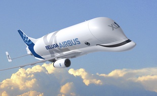Le futur Beluga XL, qui sera mis en service en 2019.