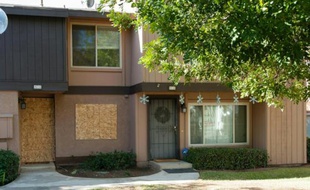 Façade de la maison que louait le couple de tueurs de San Bernardino, à Redlands, en Californie, le 5 décembre 2015