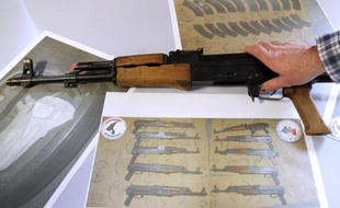 Une importante saisie d'armes et de stupéfiants sur la commune de Cabriès (Bouches-du-Rhône).