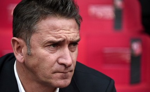 L'entraîneur du Stade Rennais Philippe Montanier avant la rencontre face à Lille, le 26 octobre 2014.