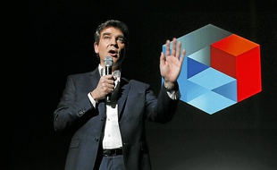 A la manière du créateur d'Apple, Montebourg a présenté ceux " qui sont en train d'inventer la France de demain ".