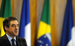 François Fillon le 15 décembre 2011 à Brasilia.