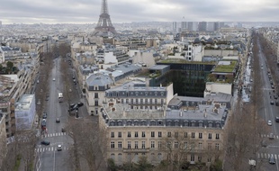 Une vue de Paris, le 13 novembre 2020.