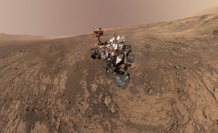 Un selfie du robot Curiosity à la surface de Mars, le 4 février 2018.