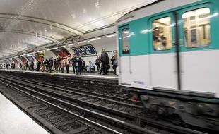 Un métro parisien. (Illustration)