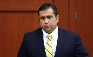 George Zimmerman, accusé du meurtre de Trayvon Martin, à son procès, le 27 juin 2013.