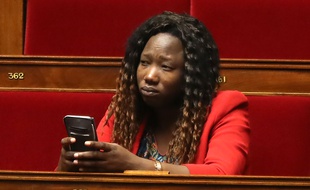 La députée En Marche du Lot, Huguette Tiegna, à l'Assemblée nationale.