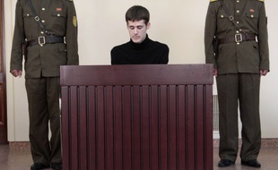 Matthew Miller lors de son procès en Corée du Nord, le 14 septembre 2014.