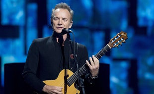 Le chanteur Sting, en concert pour le prix Nobel de la Paix, en Norvège, le 11 décembre 2016.