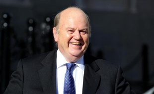 Le ministre irlandais des Finances Michael Noonan, le 15 octobre 2013 à Dublin