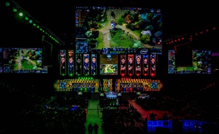 Un tournoi de «Dota 2», organisé en 2018 à Hambourg (Allemagne).