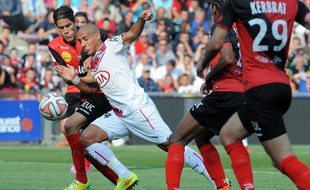 Les Girondins de Khazri lors de Guingamp-Bordeaux joué le 14 septembre 2014.