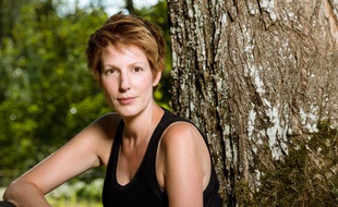 Natacha Polony, journaliste et essayiste française, le 26 août 2018 dans le village de Chanceaux-près-Loches à l'occasion de la 1ère édition des