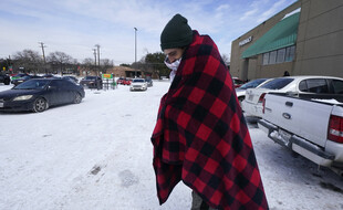 A Austin, au Texas, le thermomètre est descendu jusqu'à -12°C le 15 février 2021.