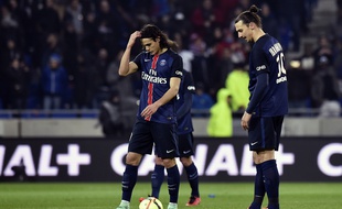 Edinson Cavani et Zlatan Ibrahimovic avaient la tête des mauvais jours, ce dimanche lors du revers (2-1) à Lyon.