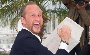 Benoît Poelvoorde à Cannes en 2012 pour Le Grand Soir
