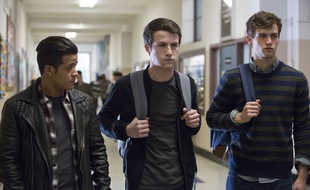 Christian Navarro, Brandon Flynn et Dylan Minnette dans la saison 2 de «13 Reasons Why».