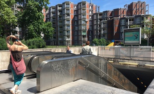 Station de métro Transpole Saint-Maurice, à Lille