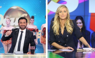 Cyril Hanouna et Enora Malagré sur D8.