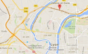 Le boulevard périphérique Nord à Lyon.
