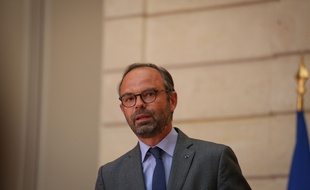 Edouard Philippe le 9 mai 2018 au palais de l'Elysée.