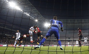 Le stade l'Allianz-Riviera de Nice lors d'un match de l'OGCN contre Lyon, le 1er novembre 2014.