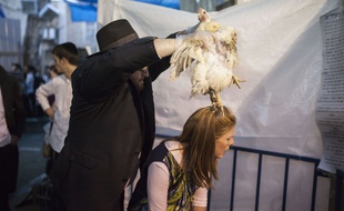 Le rituel des Kapparot, ici pratiqué en Israël en 2015 (photo d'illustration).