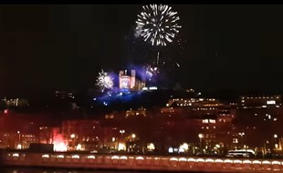 Une nouvelle vidéo du feu d'artifice, avec des images de drone, a été publiée mercredi.