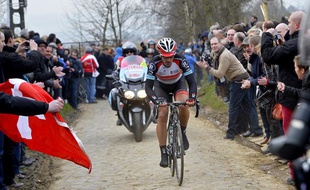 Le coureur suisse Fabian Cancellara, lors du Grand Prix E3 le 22 mars 2013.