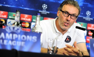 Laurent Blanc, PSG manager, in the press conference before the game. Chelsea v PSG - UEFA Champions League 2014/2015- Last 16, Second Leg- Stamford Bridge, London, UK. 10/03/2015. ' Francesca Ceciarini/CECIARINI_lb_FRC7093/Credit:Francesca Ceciarini/SIPA/1503110125