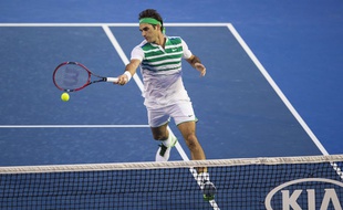 Roger Federer, le 18 janvier 2015 à Melbourne