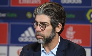 Juninho, ici le 1er septembre dernier lors de la présentation devant la presse du nouveau défenseur de l'OL Jérôme Boateng.